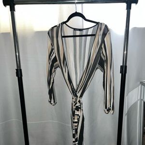 BooHoo Stripped Romper